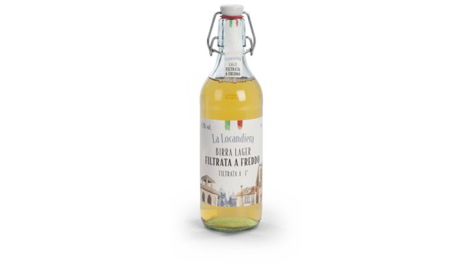Birra Lager filtrata a freddo "La Locandiera"