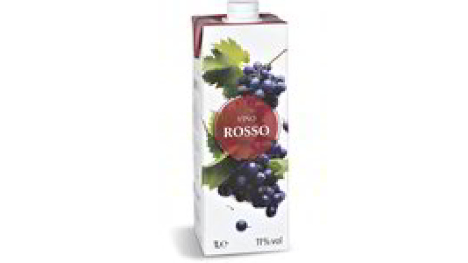 Vino rosso in brick