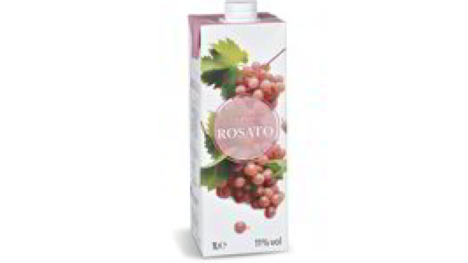 Vino rosato in brick