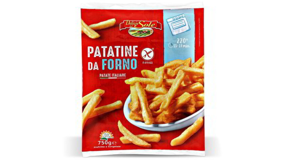 Patatine fritte da forno surgelate