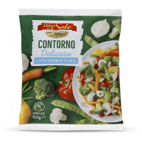 Contorno di verdure delicato surgelato