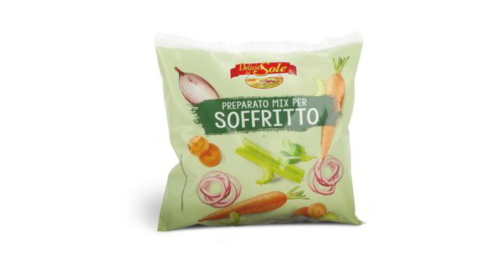 Preparato mix per soffritto surgelato