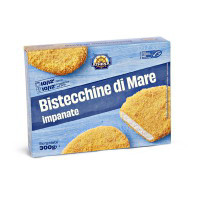Bistecchine di mare impanate surgelate