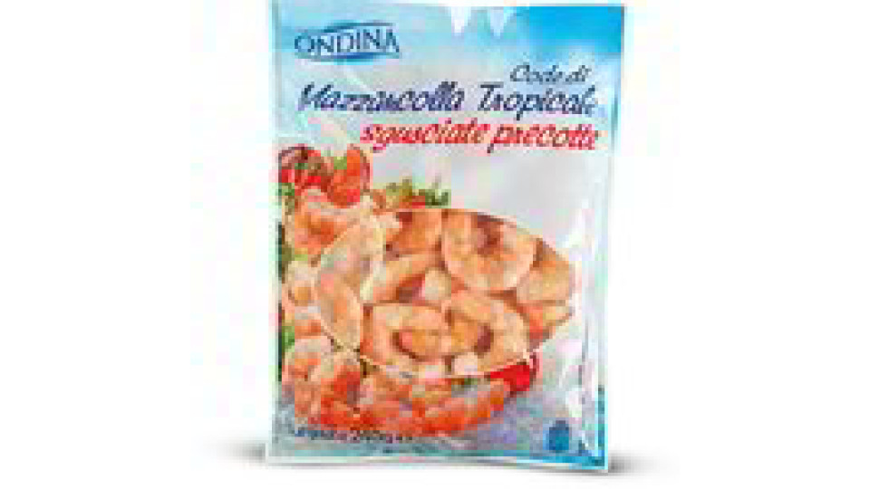 Code di mazzancolla tropicale sgusciate surgelate