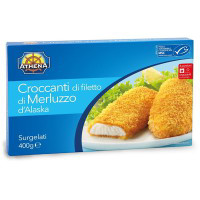 Croccanti di filetto di Merluzzo D'Alaska surgelati