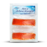 Filetti di salmone norvegese surgelati