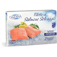 Filetto di salmone selvaggio surgelato