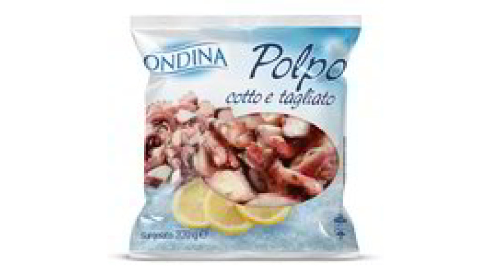 Polpo cotto e tagliato surgelato