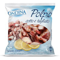 Polpo cotto e tagliato surgelato