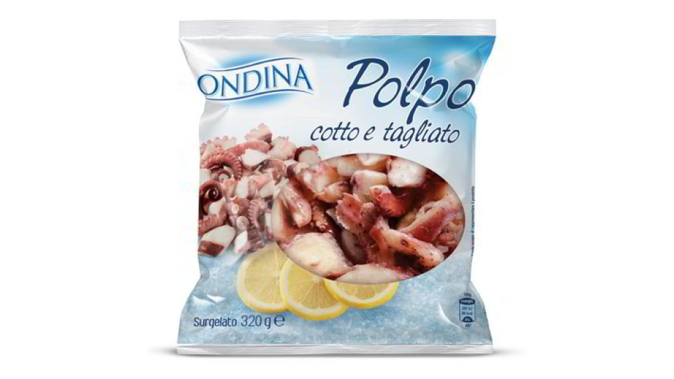 Polpo cotto e tagliato surgelato