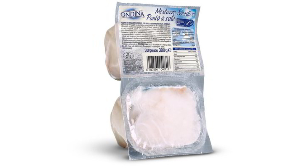 Merluzzo nordico punta di sale surgelato 2 pezzi
