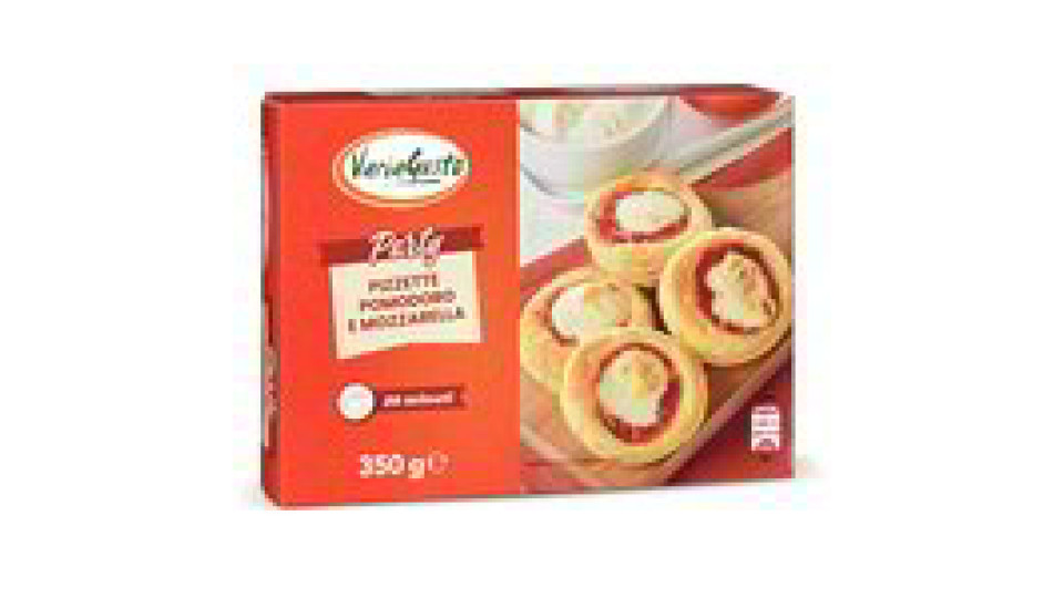 Pizzette pomodoro e mozzarella surgelate