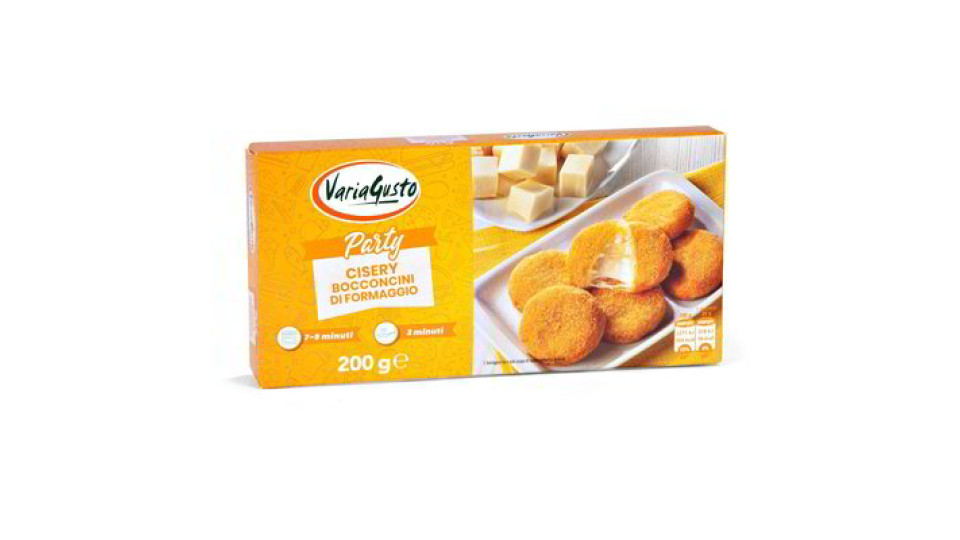 Bocconcini di formaggio cisery surgelati