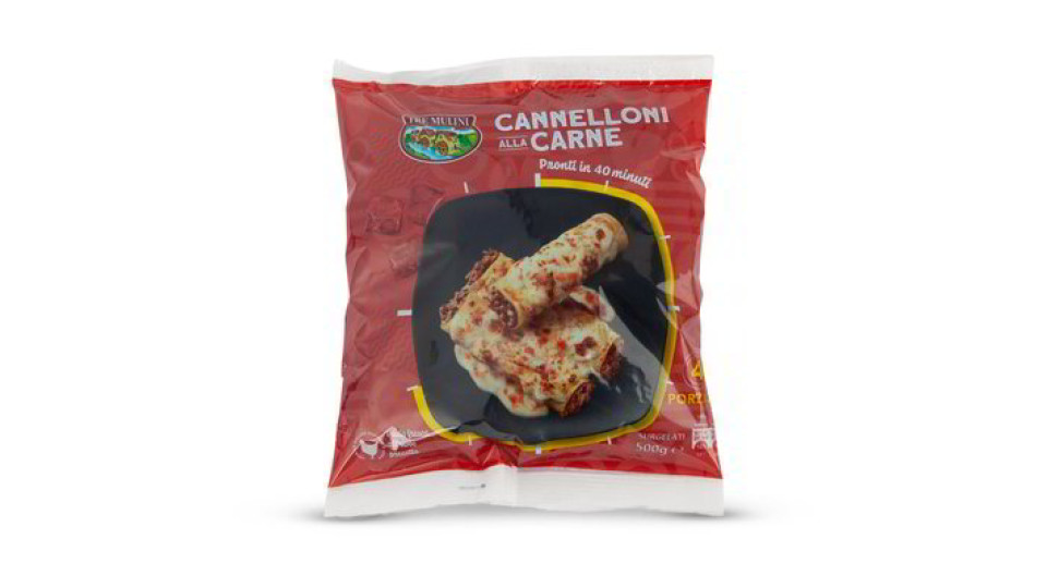Cannelloni alla carne surgelati