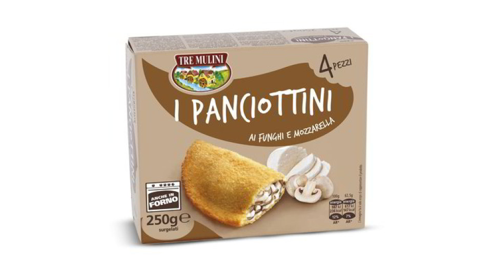 Panciottini funghi e mozzarella 4 pezzi