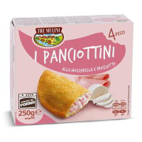 Panciottini mozzarella e prosciutto 4 pezzi