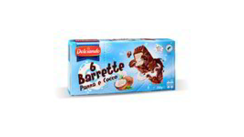 Barrette gelato panna e mou 6 pezzi