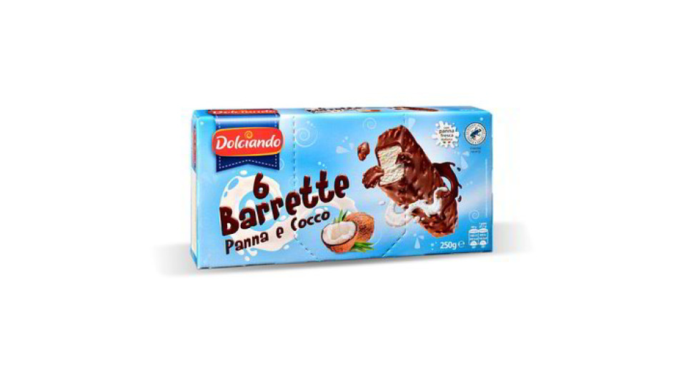 Barrette gelato panna e mou 6 pezzi