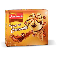Coni gelato al croccante 6 pezzi