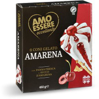 Coni gelato amarena 6 pezzi