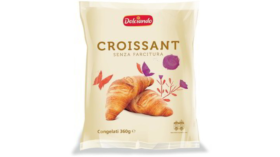 Croissant senza farcitura congelati