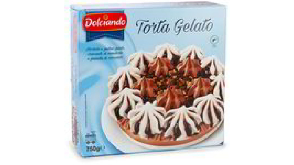 Torta gelato cacao e vaniglia