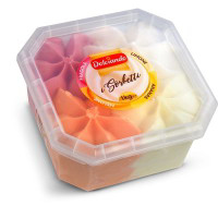 Vaschetta gelato sorbetti alla frutta