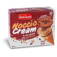 Coni gelato alla nocciola Noccio Cream 4 pezzi