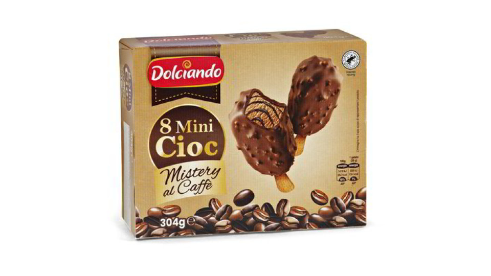 Gelato mini cioc stecco al caffè 8 pezzi