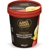 Sorbetto mango e frutto della passione