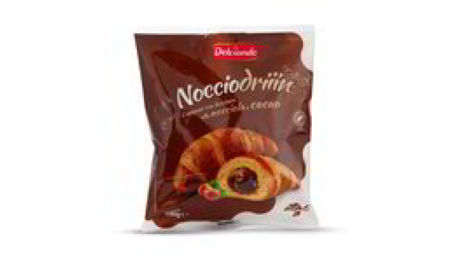 Croissant con farcitura alla nocciola e cacao surgelati