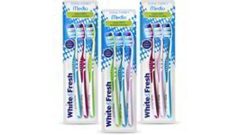 Spazzolino da denti Total Family - Medio 3 pezzi