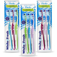 Spazzolino da denti Total Family - Medio 3 pezzi