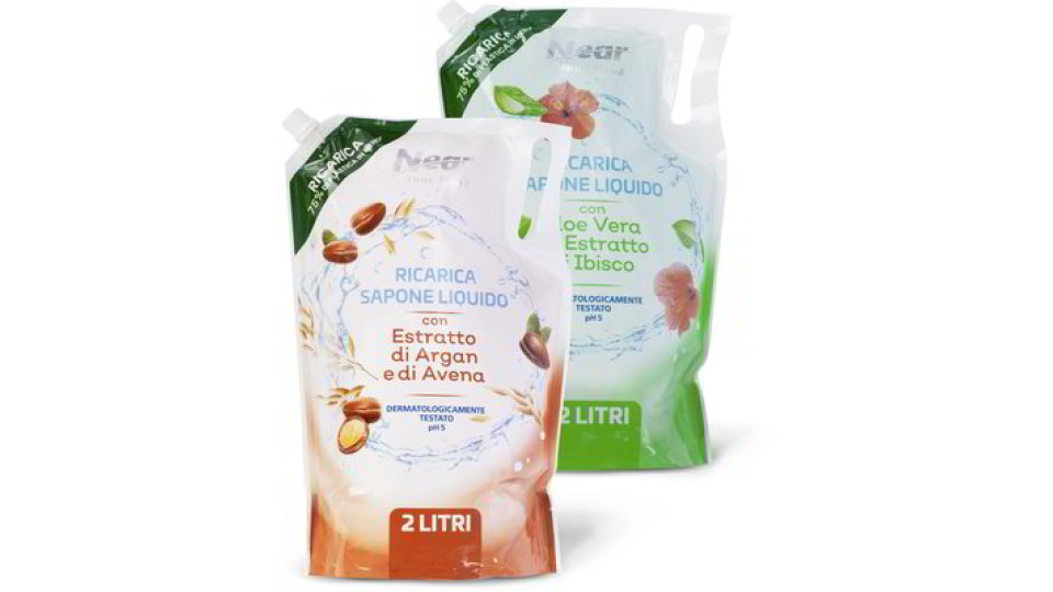 Ricarica sapone liquido Olio di Argan/Aloe vera
