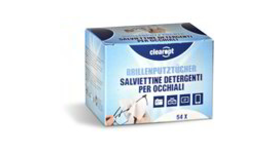 Salviettine detergenti per occhiali