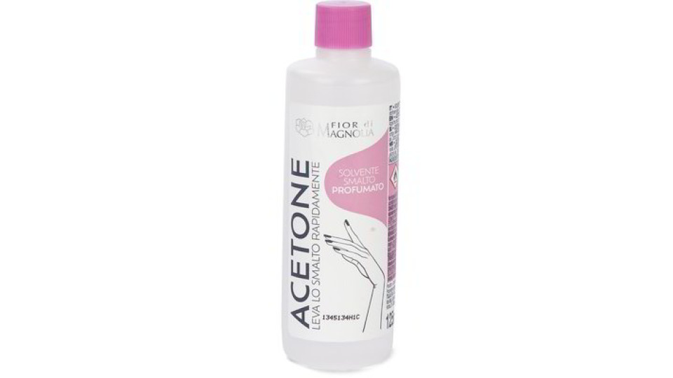 Acetone solvente smalto profumato