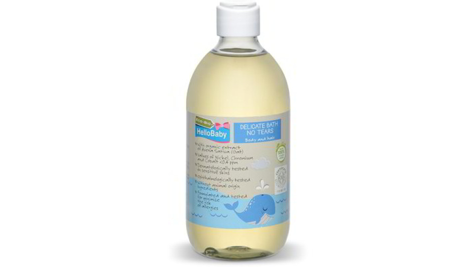 Bagno delicato no lacrime per corpo e capelli eco-bio
