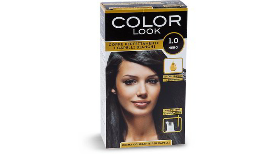 Crema colorante per capelli 1.0 Nero