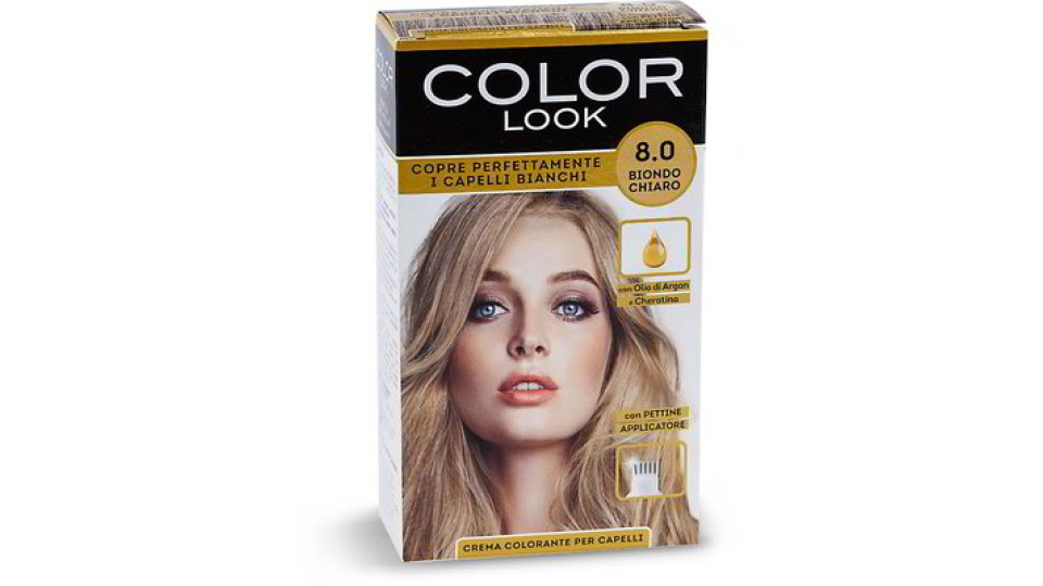 Crema colorante per capelli 8.0 Biondo chiaro