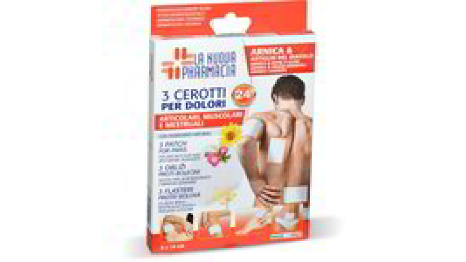 Cerotti arnica e artiglio del diavolo 3 pezzi