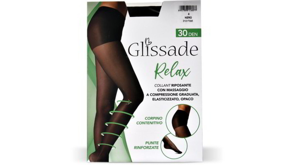 Collant "Relax" 30 den taglia XL nero