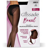 Collant Brazil 20 den nero taglia L 4