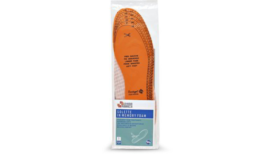 Solette in memory foam 1 paio