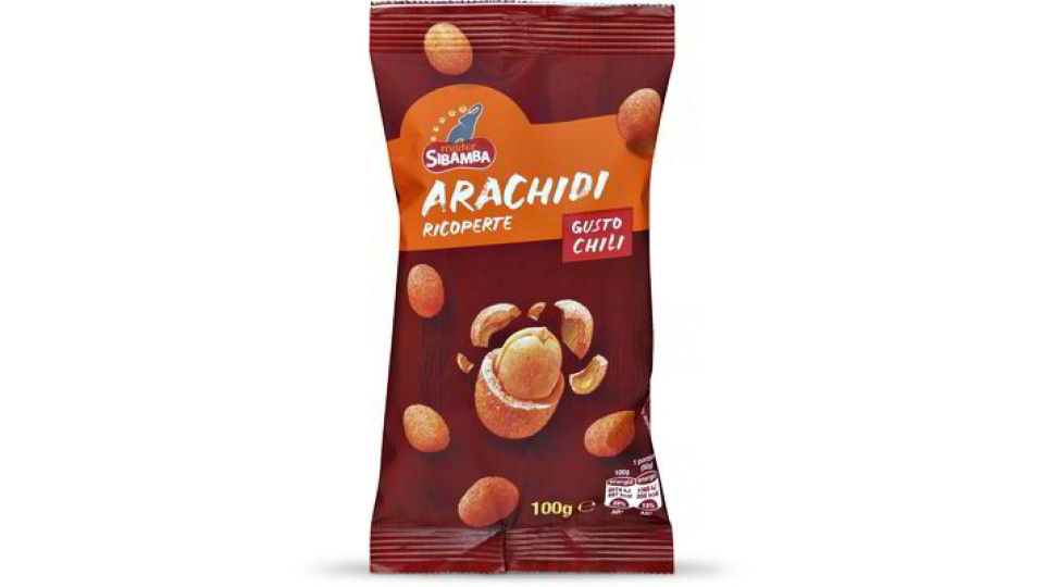 Arachidi ricoperte gusto chili