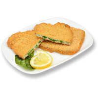 Cotoletta con spinaci