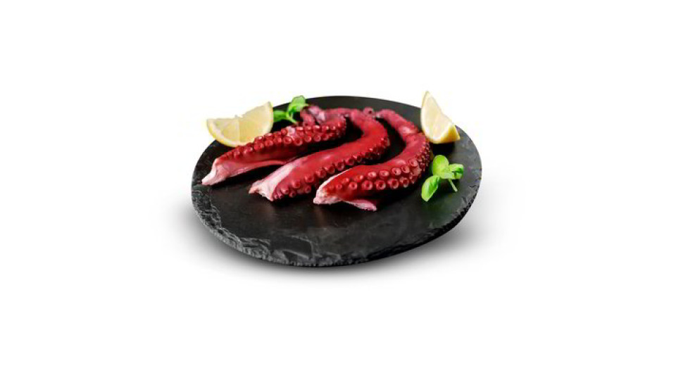 Tentacoli di polpo cotto