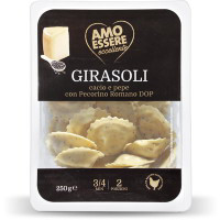Girasoli cacio e pepe con Pecorino Romano DOP