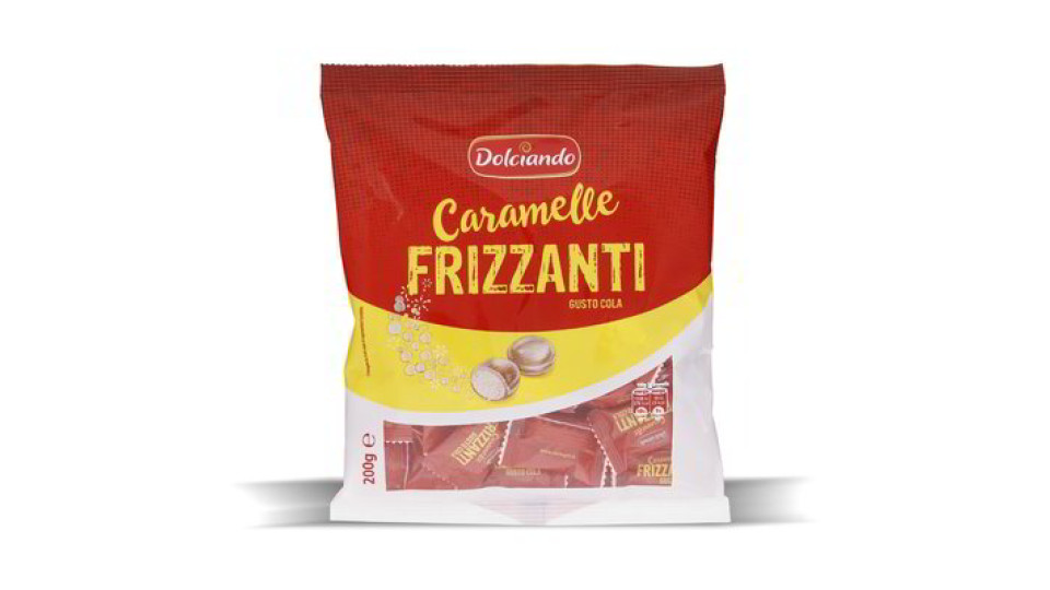 Caramelle frizzanti al gusto cola