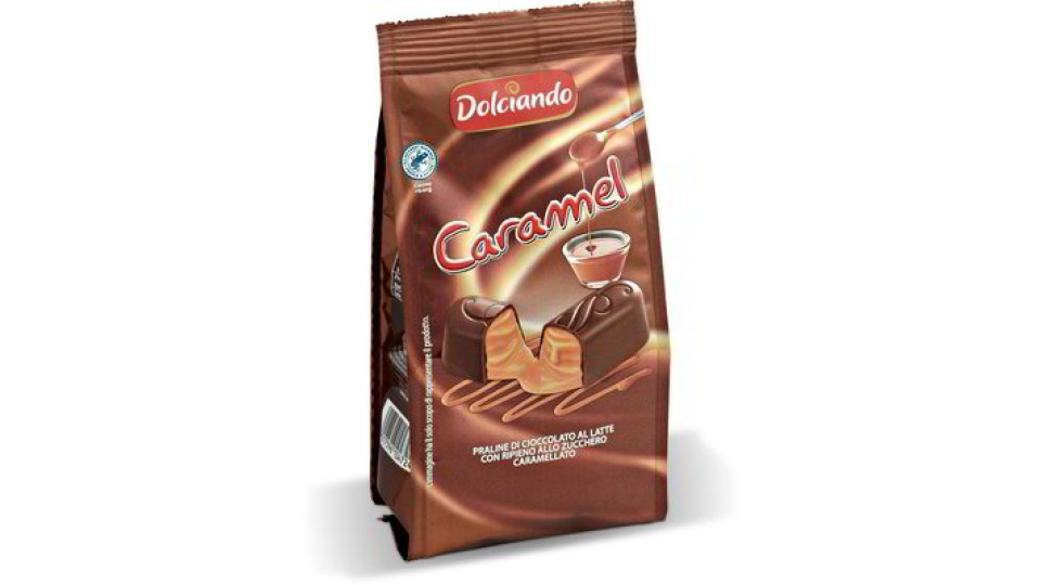Cioccolatini con ripieno di caramello