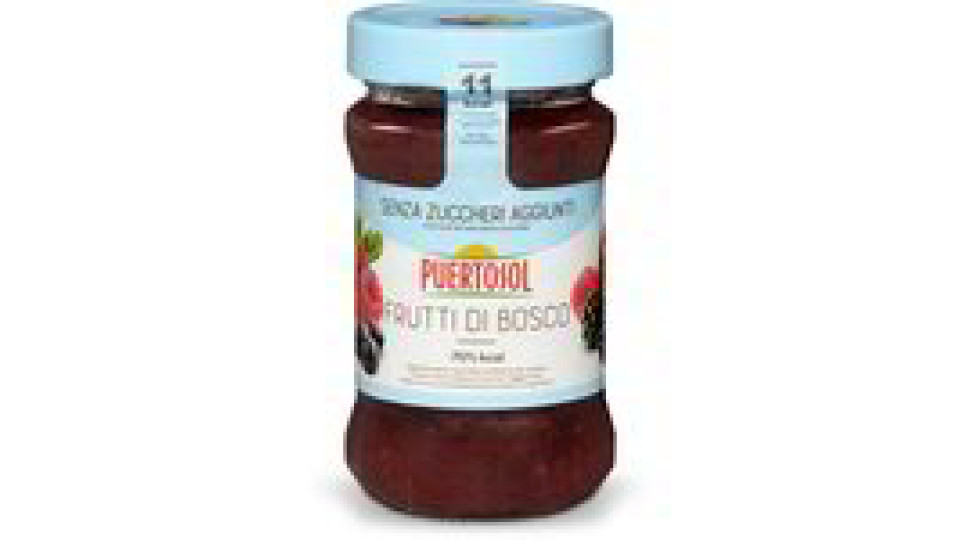 Confettura frutti di bosco senza zuccheri aggiunti